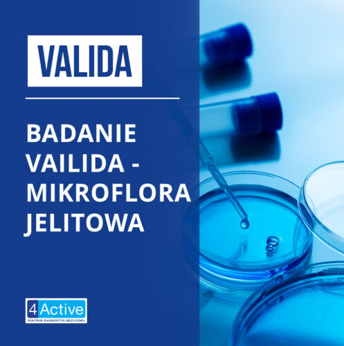 Badanie wysyłkowe mikroflory jelitowej VALIDA pozwala ocenić skład bakterii i grzybów w jelitach